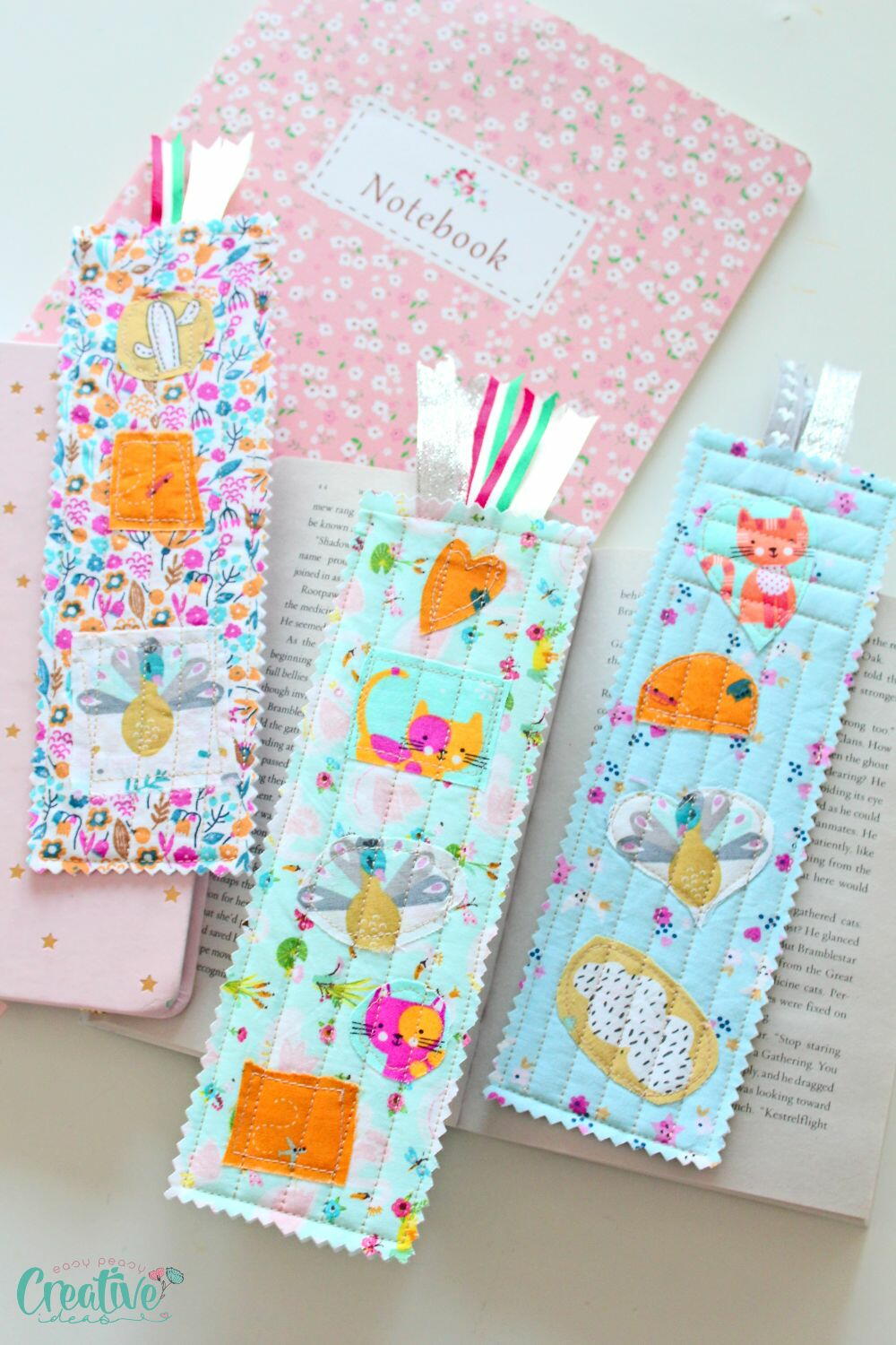 Easy Scrappy Bookmarks FaveCrafts easy-scrappy-bookmarks-favecrafts
