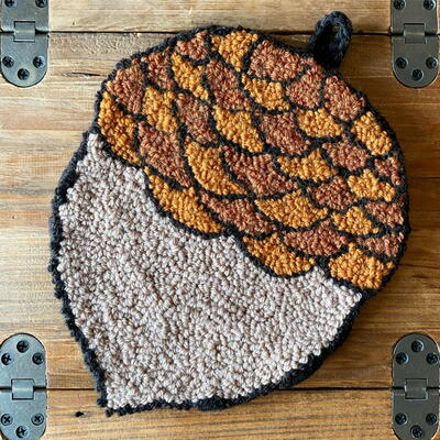 Fall Inspired DIY Acorn Trivet