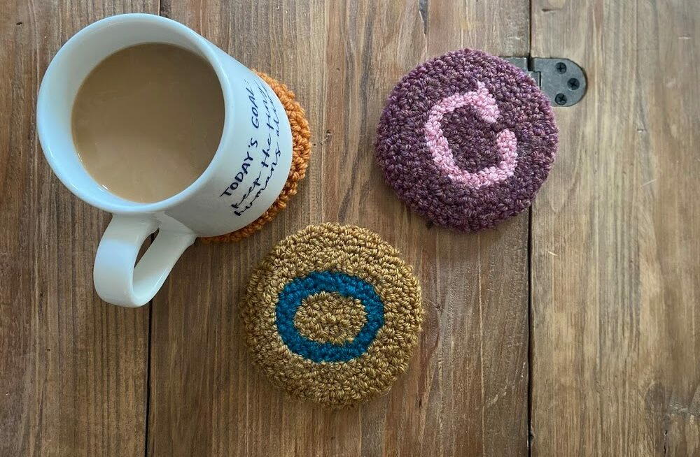 How to Finish Punch Needle Coasters (Quick and Easy!)