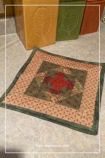Rustic Charm Mini Quilt Table Topper Pattern