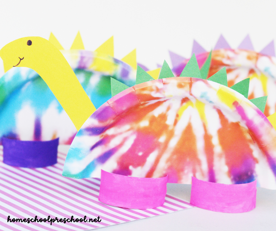 Paper Plate Dinosaur Craft 