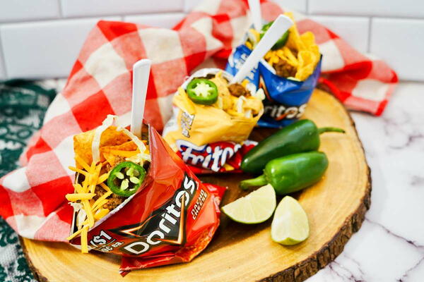 Easy Walking Tacos For Game Day Or Any Time