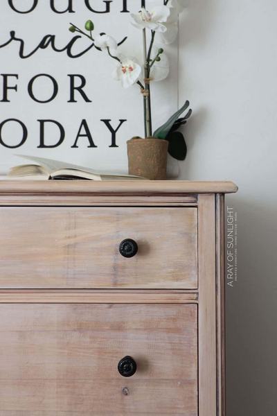 Whitewashed Dresser