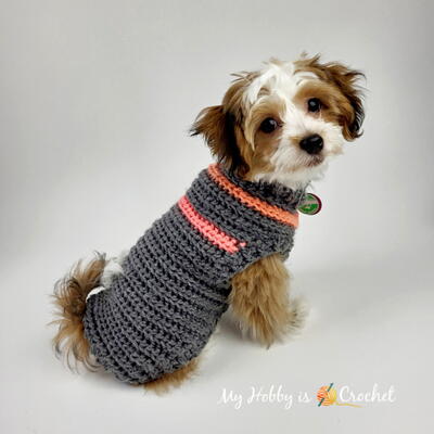 Ribby Dog Sweater 