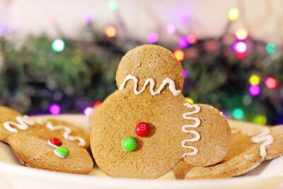 Cute Gingerbread Mickey Cookies