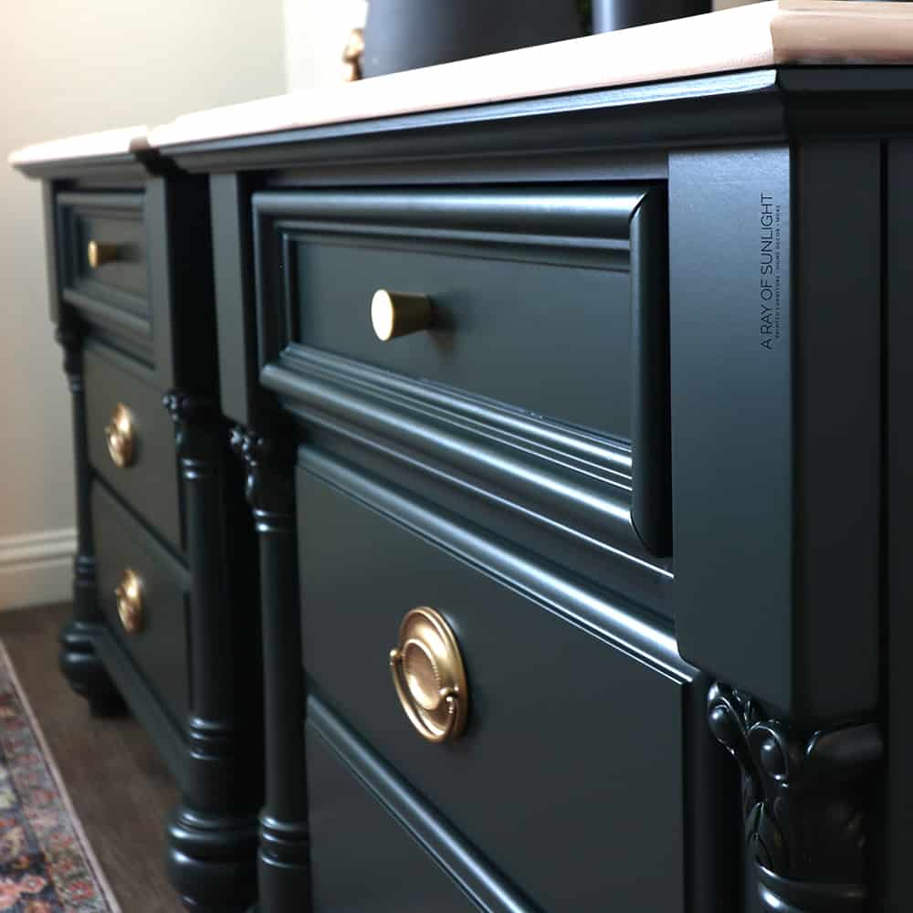 Dark Green Nightstands