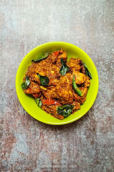 Chicken Peratal Recipe: Malaysian Dry Chicken Curry Resepi