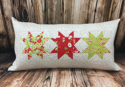 All Is Bright Quilted Pillow