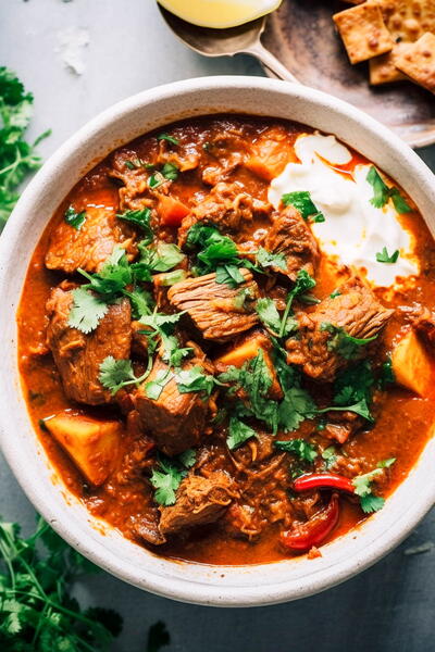 Easy Slow Cooked Indian Lamb Curry (rogan Josh)