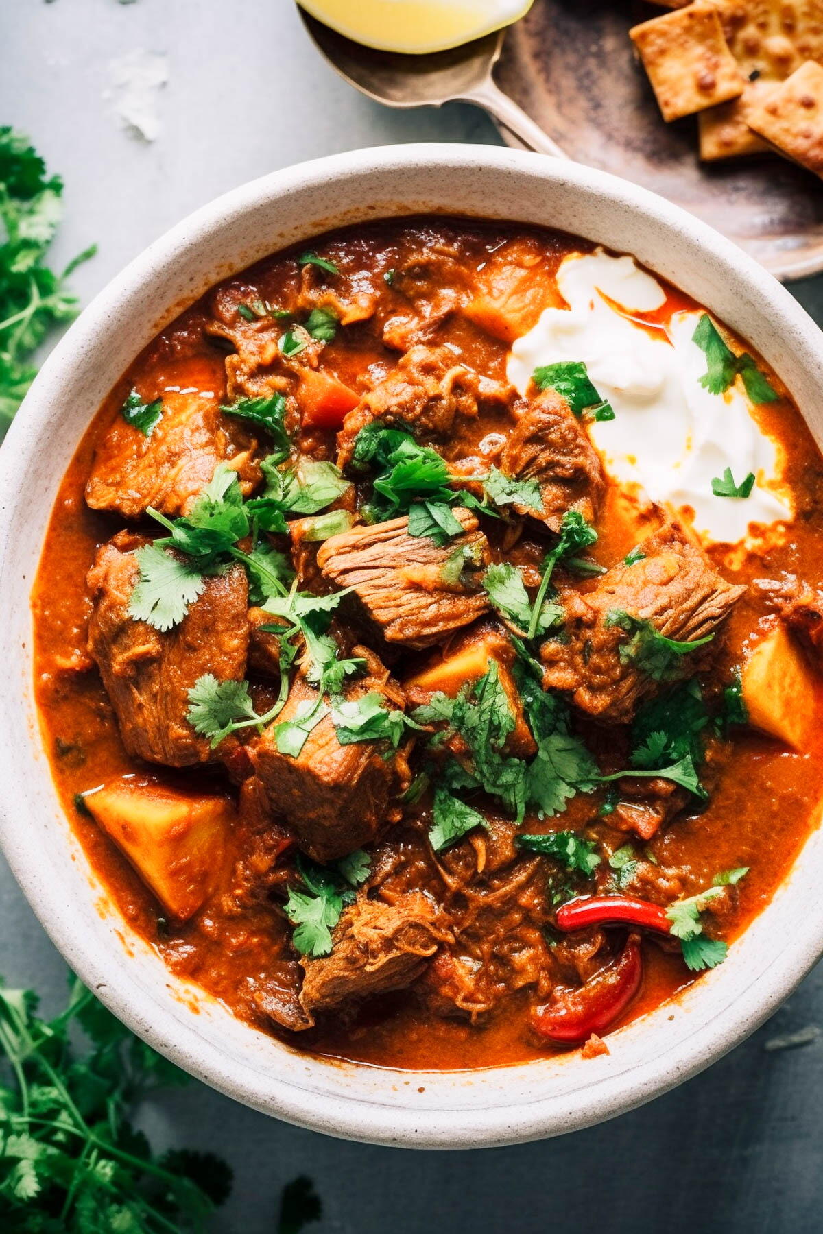 Easy Slow Cooked Indian Lamb Curry (rogan Josh
