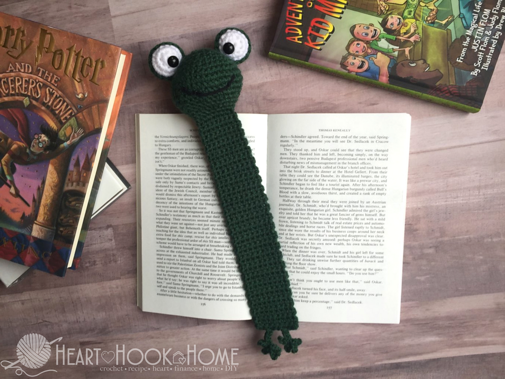 Frog Bookmark | AllFreeCrochet.com