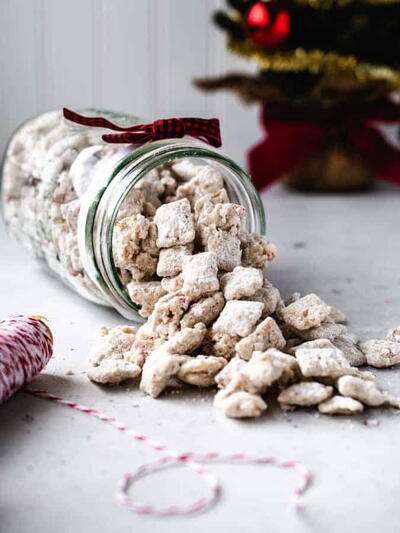 Peppermint Puppy Chow Recipe (without Peanut Butter)