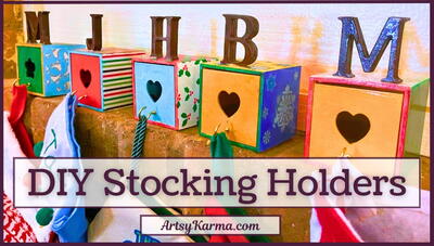 Diy Personalized Stocking Holders: Step-by-step Tutorial For The Perfect Christmas Craft Project