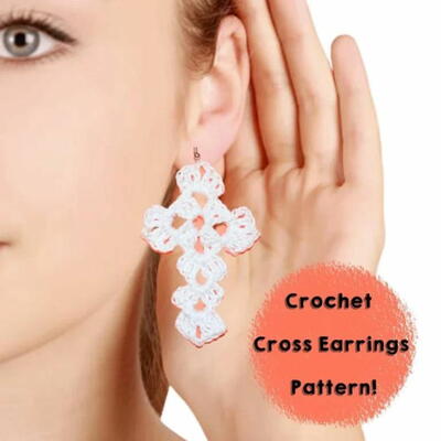 How To Crochet Earrings Tutorial