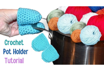 How To Crochet Pot Holders Tutorial For Beginners