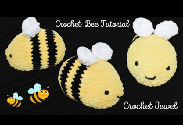 How To Crochet A Honey Bee Tutorial
