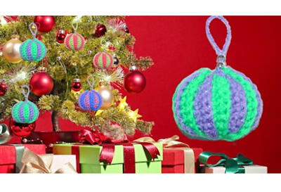 How To Crochet A Christmas Tree Bulb Pattern Tutorial