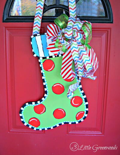Christmas Stocking Door Hanger