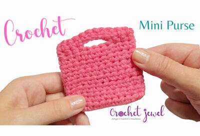 How To Crochet A Mini Purse Pattern Tutorial