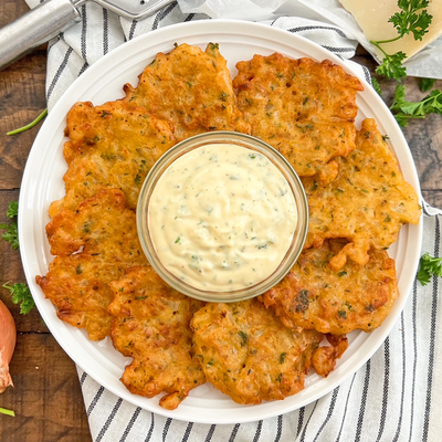 Spanish Onion & Cheese Fritters | Seriously Good 20 Minute Recipe