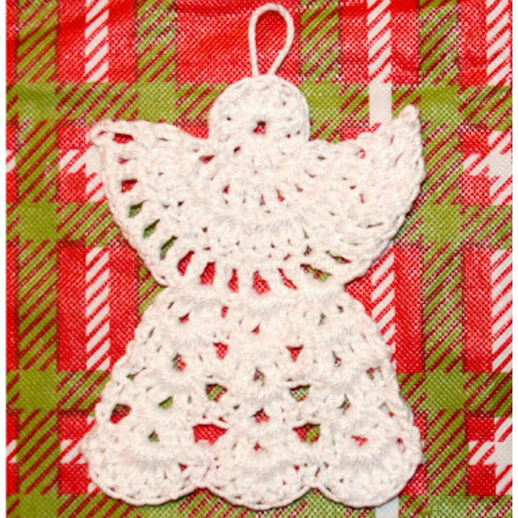 How To Crochet An Angel Ornament Pattern Tutorial | AllFreeCrochet.com
