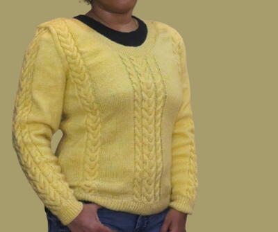 Women's Pullover Cardigan Knit Pattern