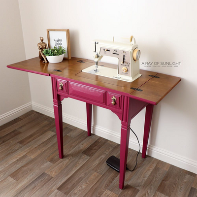 Pink Sewing Table
