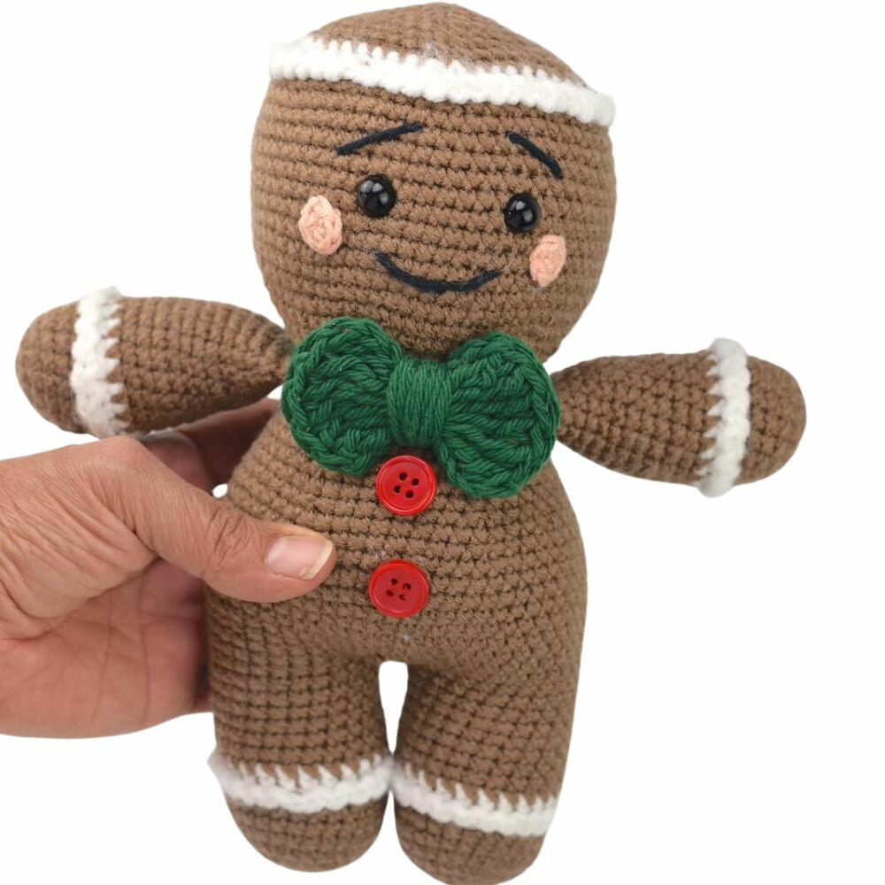 Crochet Gingerbread Man Free Pattern | AllFreeCrochet.com