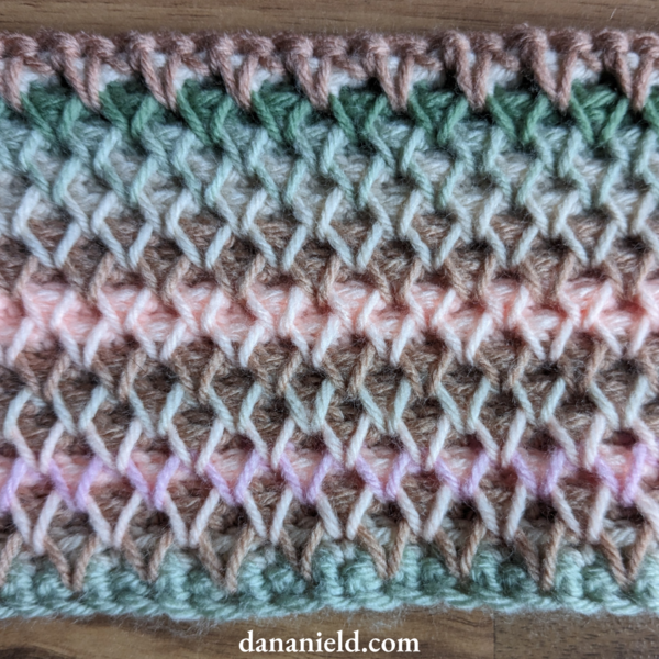 Honeycomb crochet blanket pattern hot sale