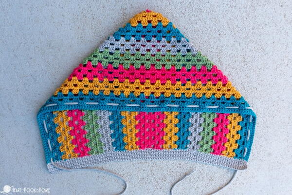Detachable Granny Stitch Crochet Hood