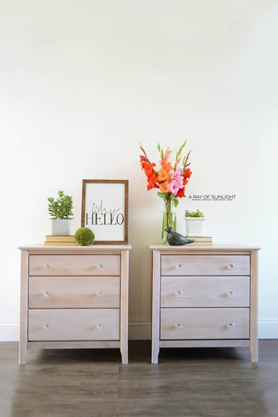 Whitewashed Nightstands