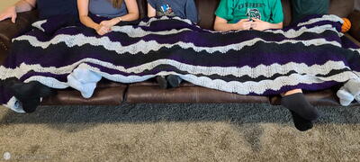 Family Size Crochet Blanket