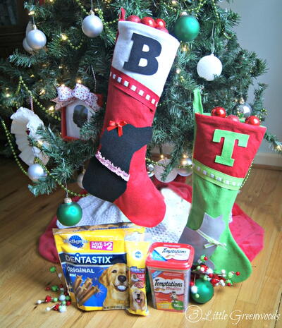 Diy Dog Christmas Stocking {cat Stocking Too!}