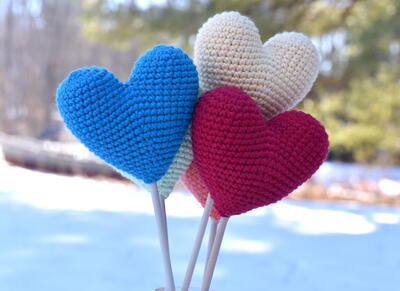 3d Crochet Heart Free Pattern