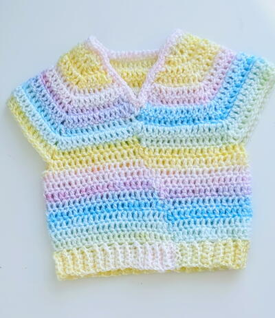 Baby V Neck Sleeveless Sweater
