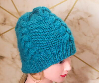 Chunky Knit Cable Beanie Pattern