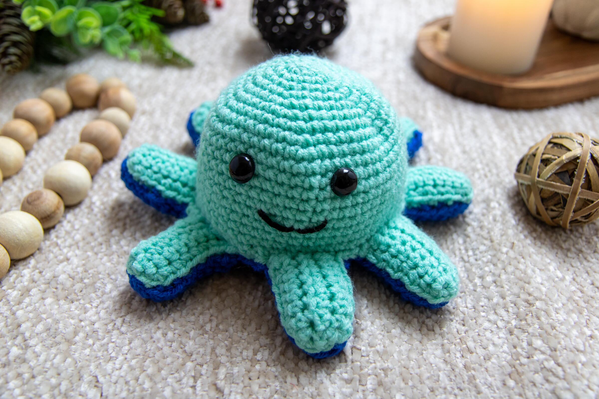 Crochet octopus lovey online pattern