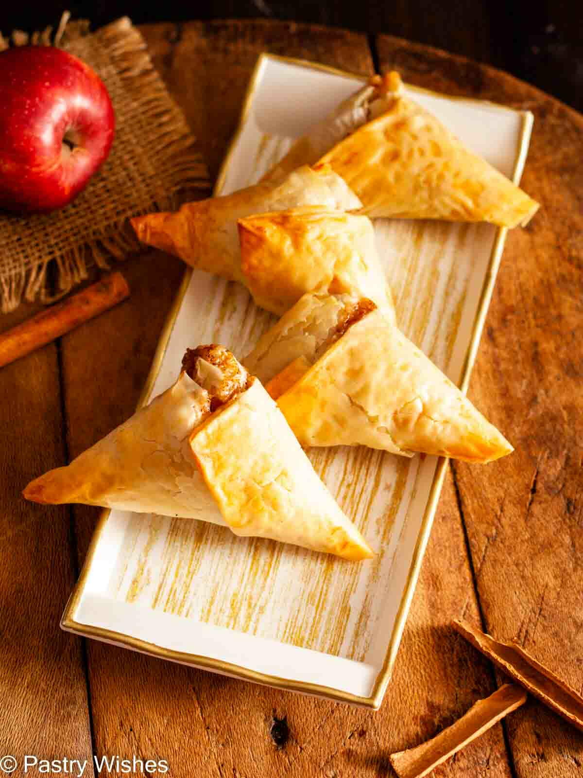 Tageasy Apple Turnovers Phyllo Dough
