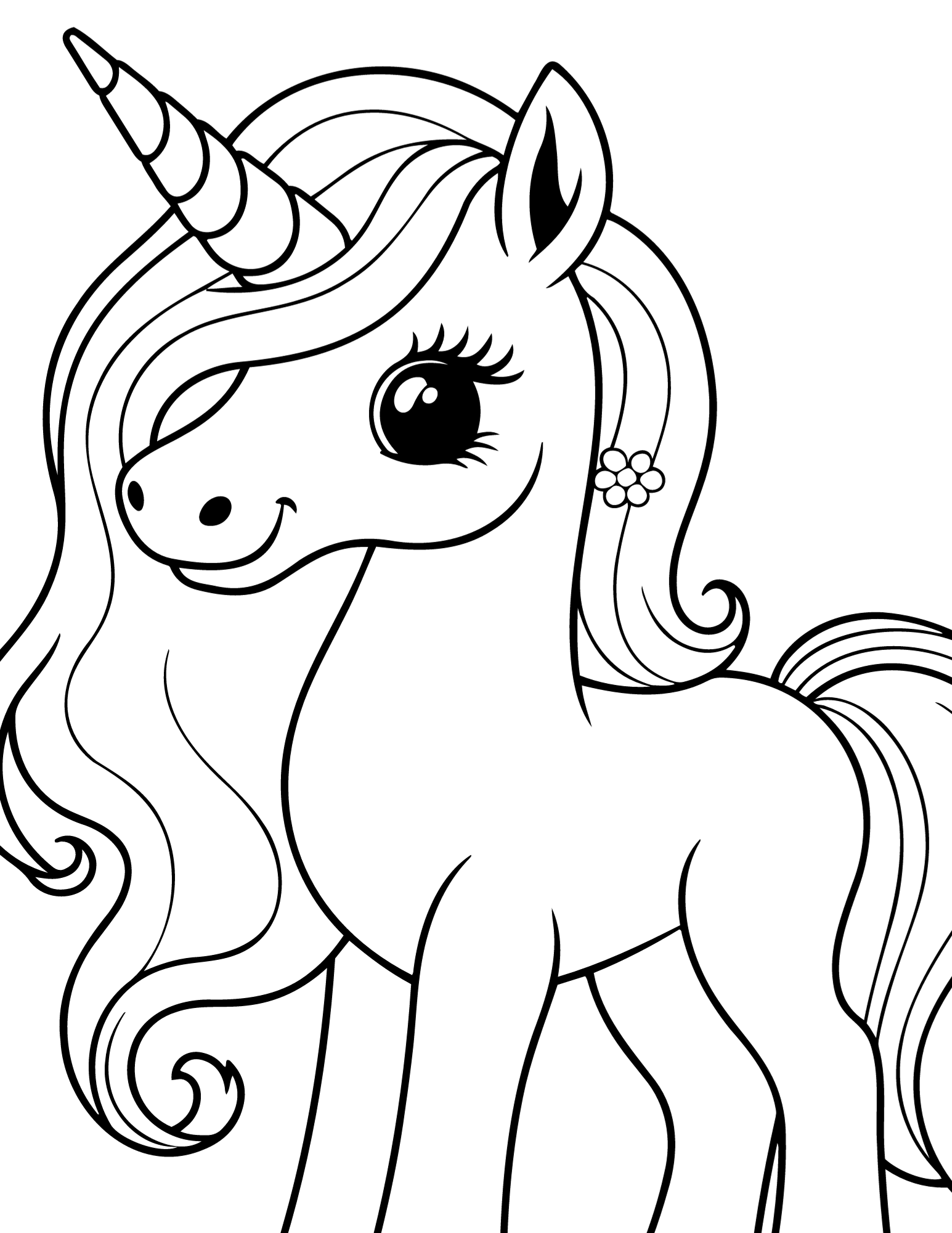 Coloring Pages Free Printable Unicorns Coloring Pages Free Printable Unicorns
