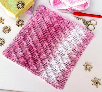 Morning Glow Crochet Washcloth