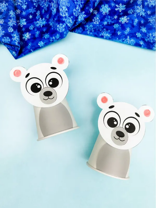 Cute Polar Bear Cup Craft