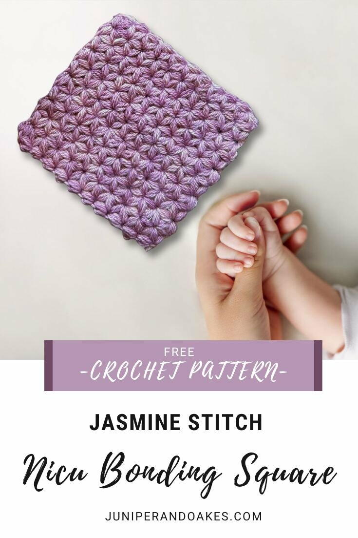 Jasmine crochet stitch online baby blanket