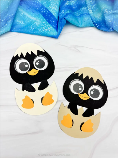Hatching Penguin Craft For Kids