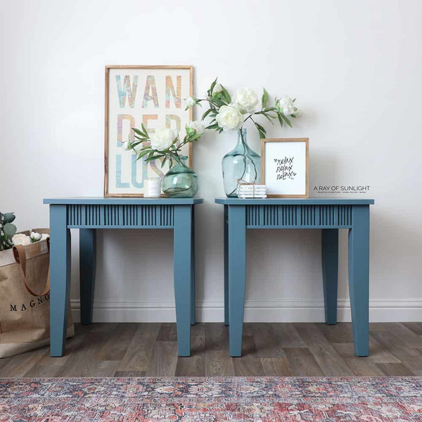 Cute Blue End Tables