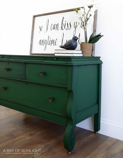 Diy Dresser In Emerald Green