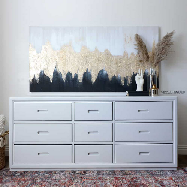 Classic Light Gray Dresser