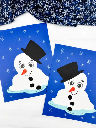 Easy Melted Snowman Craft