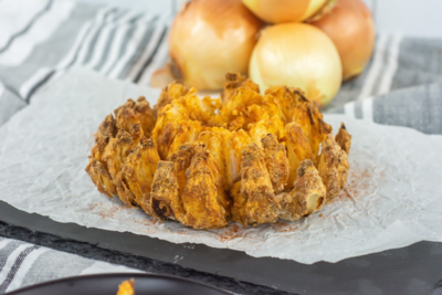 Easy Air Fryer Blooming Onion Recipe With Dipping Sauce