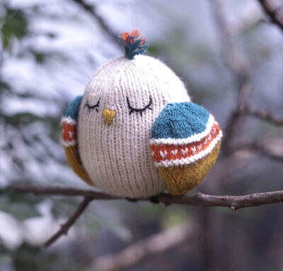 Knitted Bird Pattern For Beginner