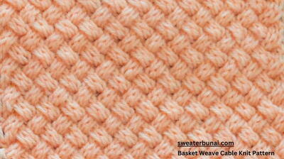 Cable Knit Pattern For Sweater & Baby Blankets